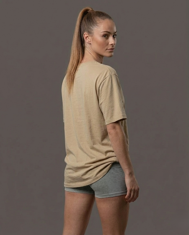Beige Oversized T-Shirt