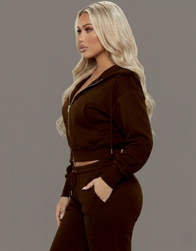 Crop Hoodie with Jogger