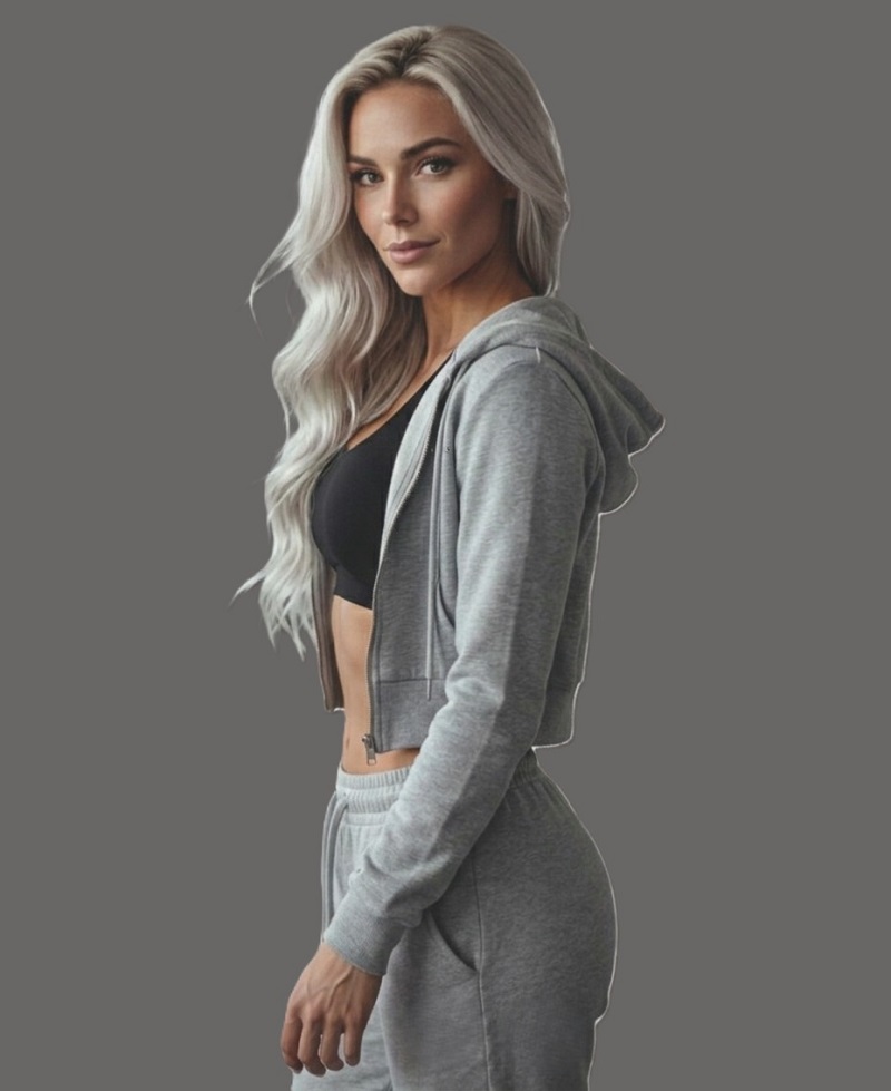 Crop Hoodie with Jogger