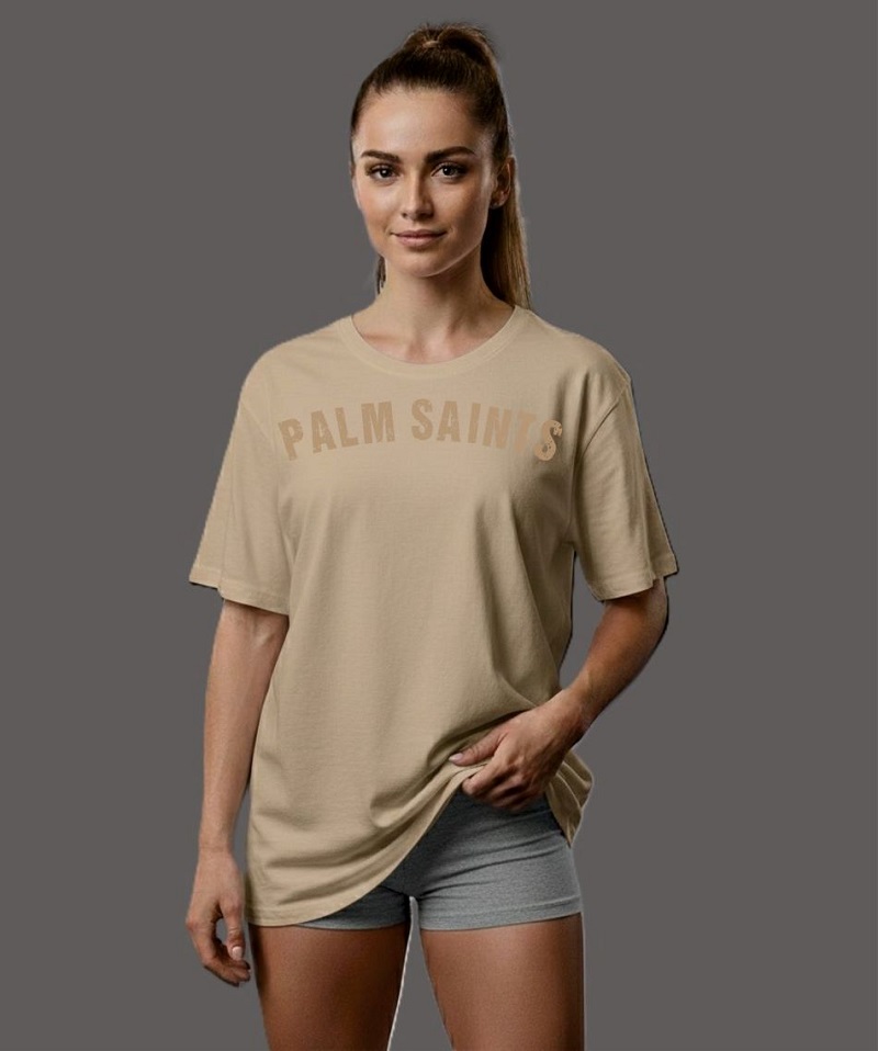 Beige Oversized T-Shirt