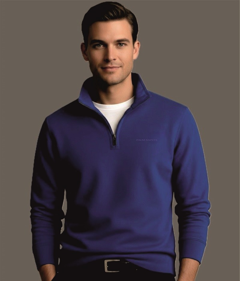 Half Zip Sweat Shirt