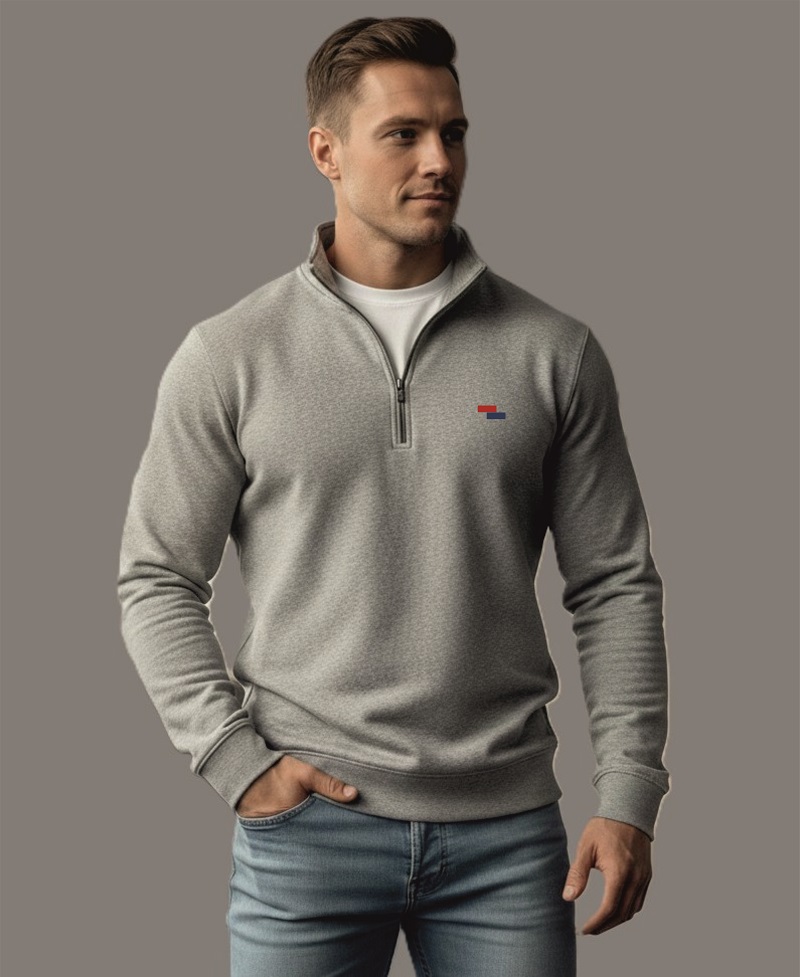 Half-Zip Sweat Shirt