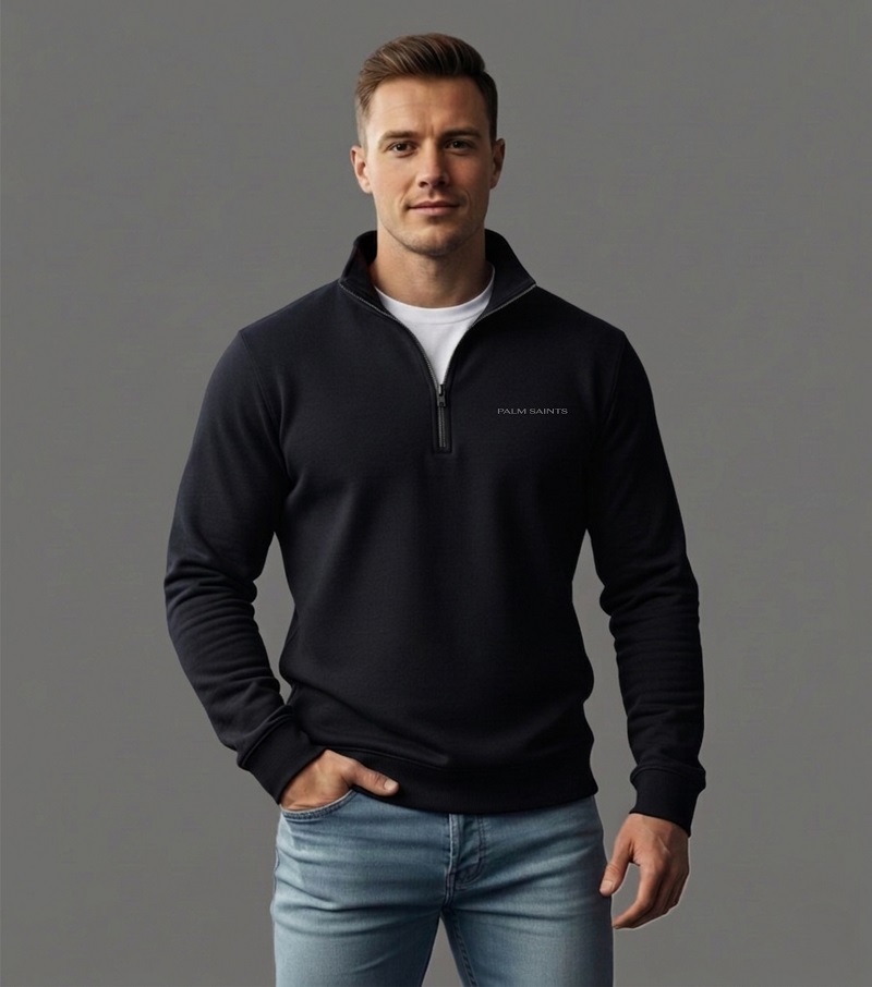 Half-Zip Sweat Shirt